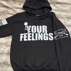 Grunt Style Black Graphic Hoodie